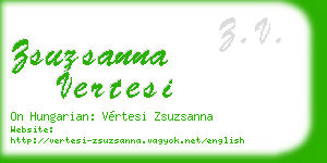 zsuzsanna vertesi business card